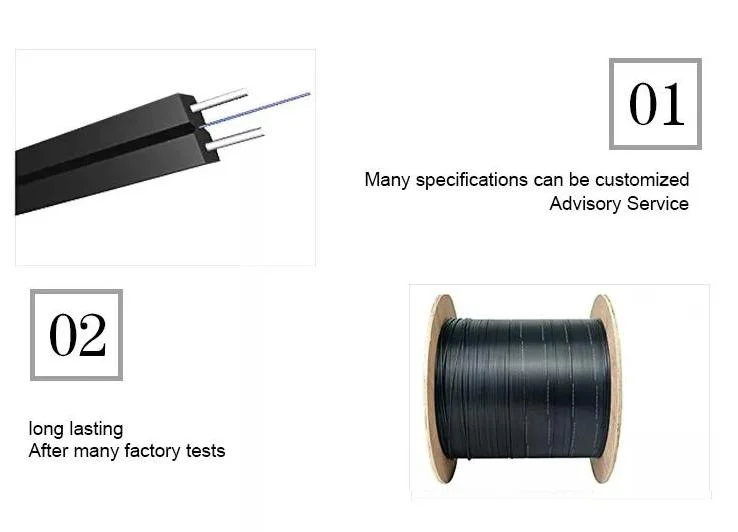 LSZH Optical Tactical Multimode Fiber Optic Cable for Indoor Raiser and Stranded Applications