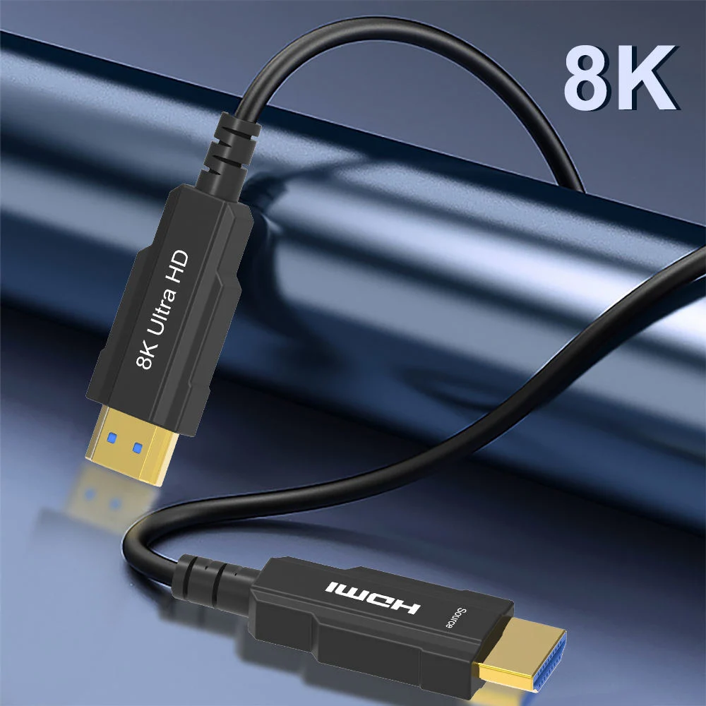 Best Selling 50m 100m Support Hdcp2.3 8K@60Hz TV Cable Aoc HDMI Cable